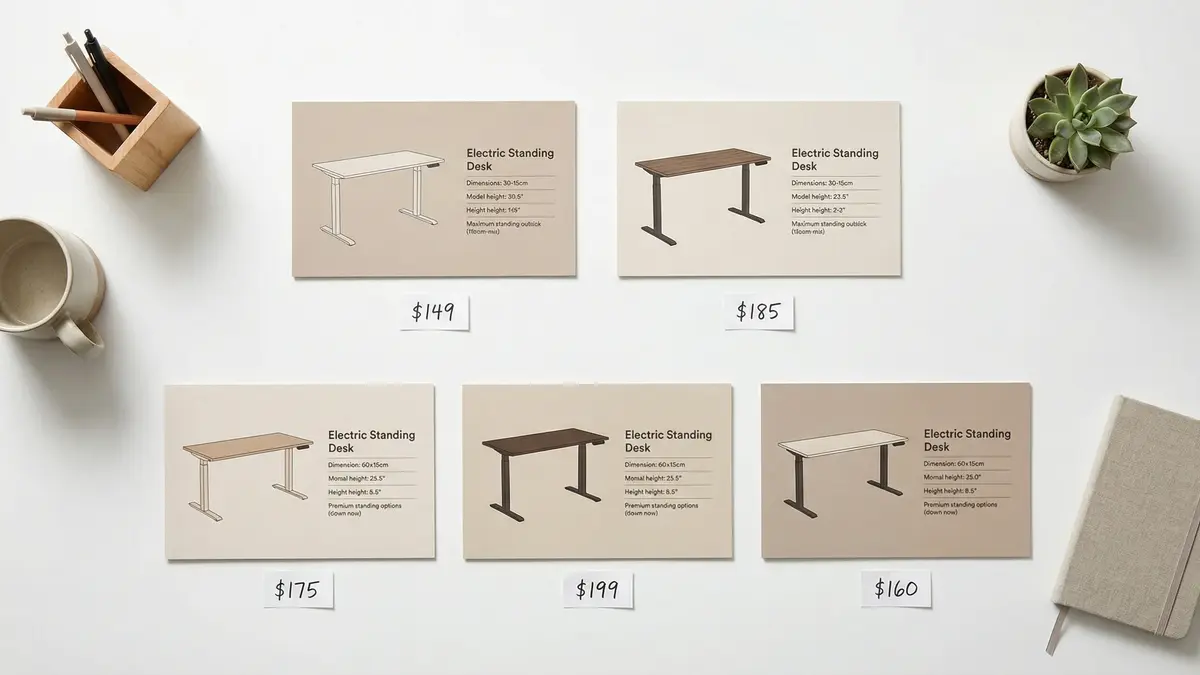 5 Best Budget Standing Desks Under $200 in 2026